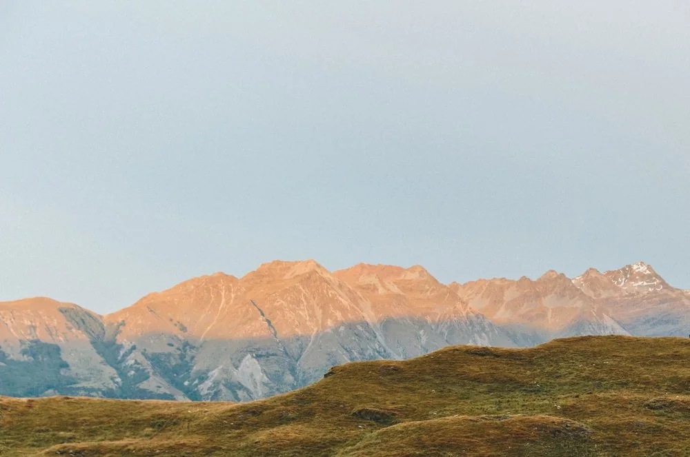 Mountain landscape from the original Etymology Classics website