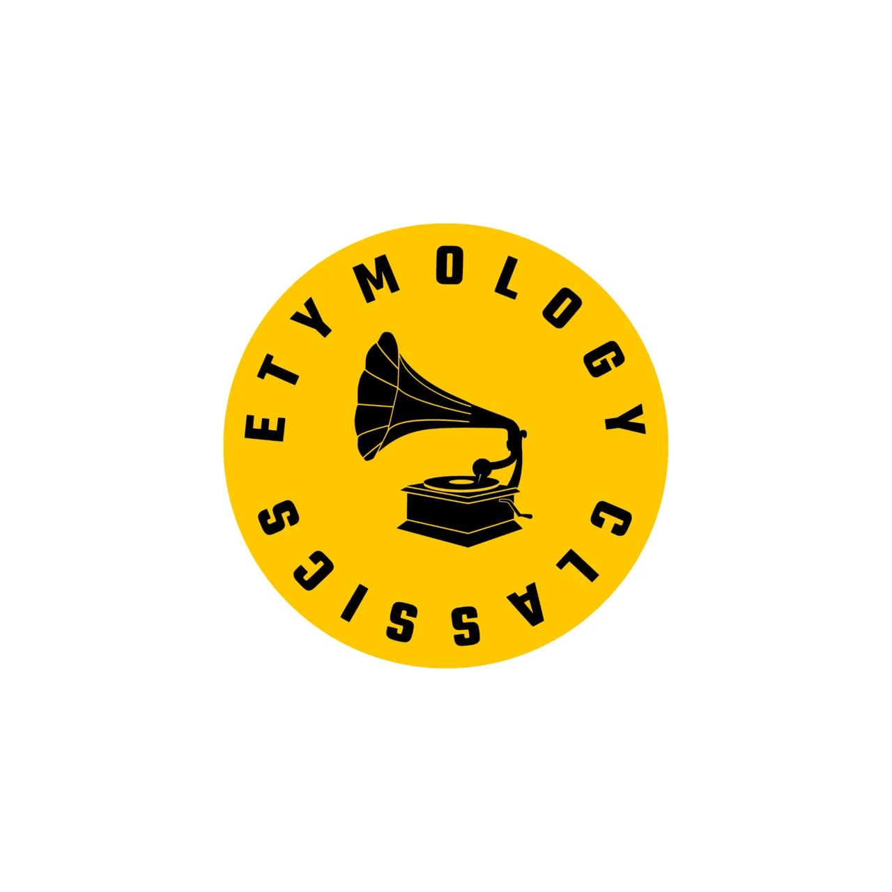 Etymology Classics — gramophone logo