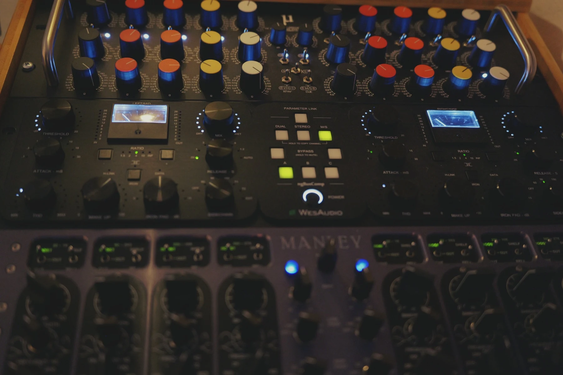 Studio processing equipment and controls